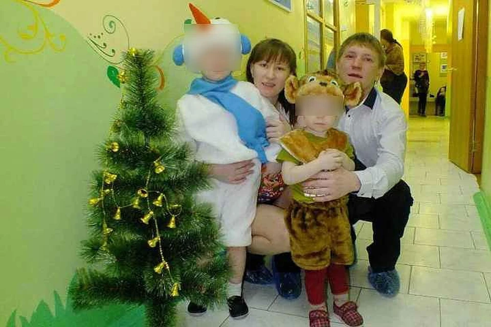 Андрей Малютин с супругой и детьми