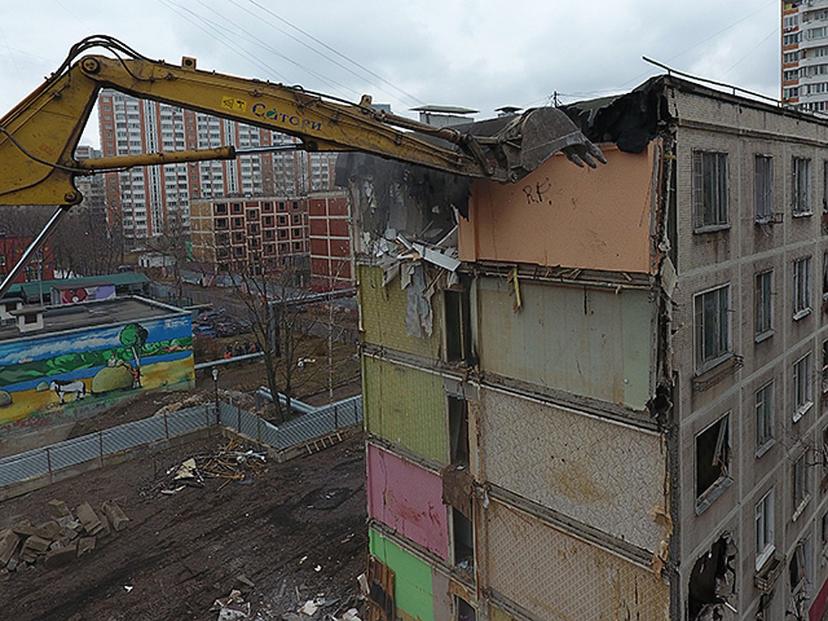 Опубликован список московских пятиэтажек под угрозой сноса