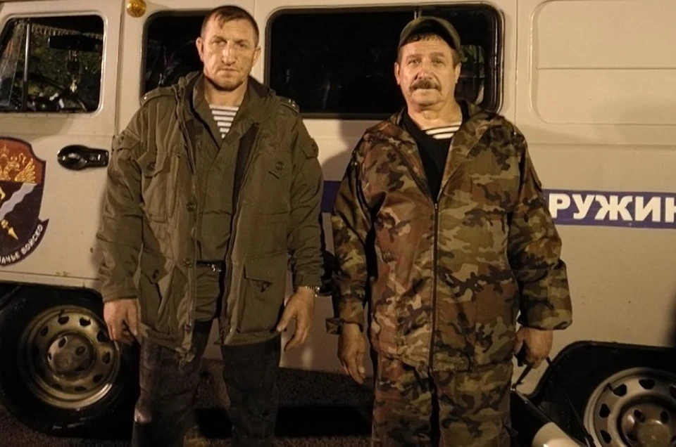 На фото слева направо: Олег Авдеев и Николай Ткаченко. Фото: пресс-службы штаба ТВКО.