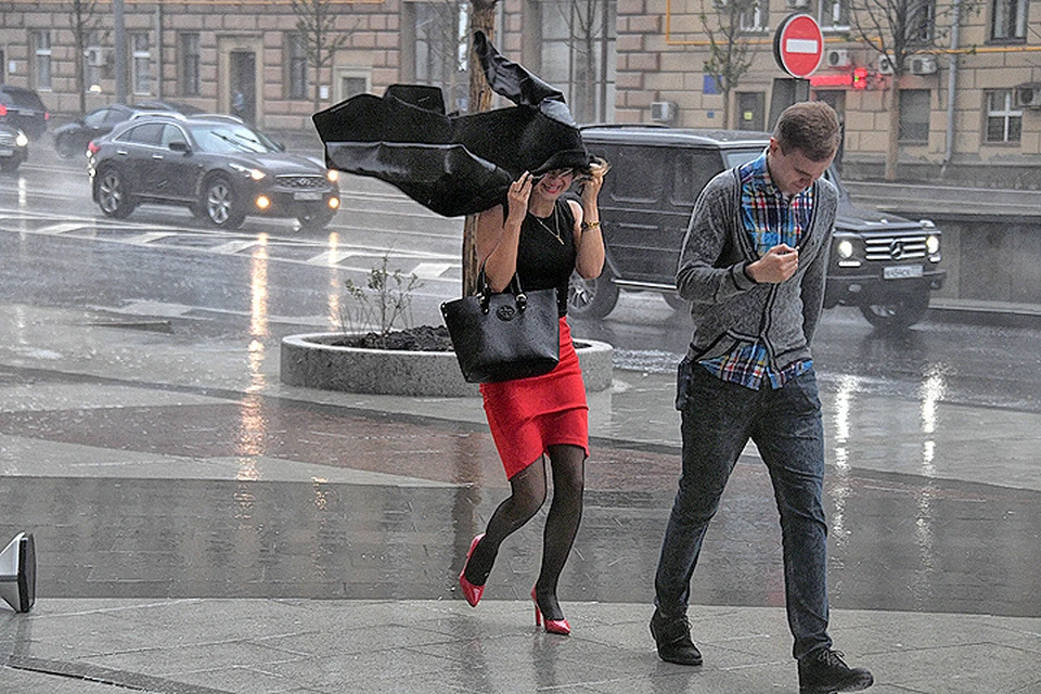 В ближайшие часы в Московской области начнется дождь, при этом возможна и гроза.