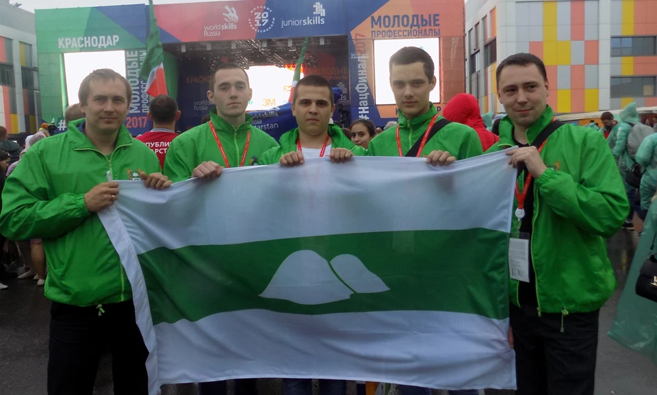 Команда колледжа на национальном чемпионате WorldSkills Russia.