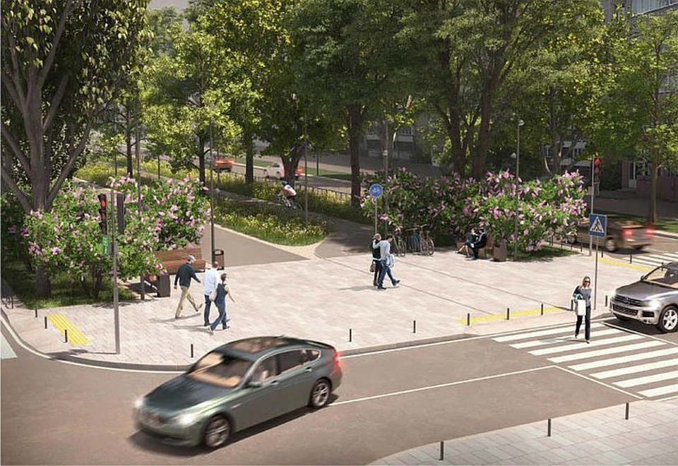 Улица Рахова станет частью пешеходного кольца.