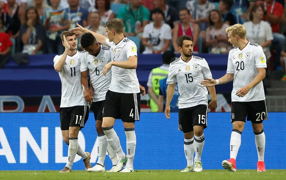 Сборные Германии и Мексики сыграют в полуфинале Кубка Конфедераций.