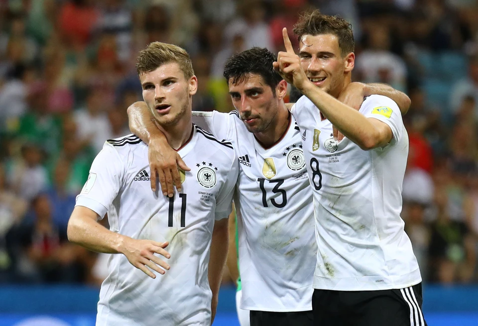 Сборная Германии на полном ходу идет по турниру.