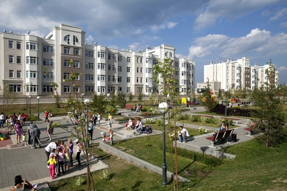 Фото: АСО «Промстрой». Прогулочно-парковая территорию проспекта Весенний.