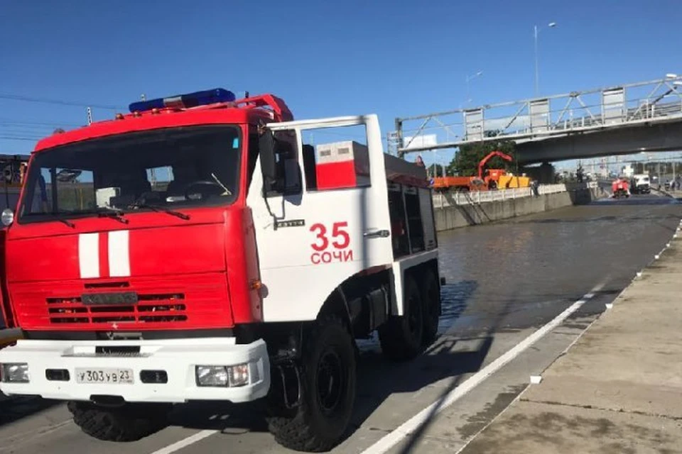 За несколько часов на Адлерский район выпало четверть месячной нормы осадков