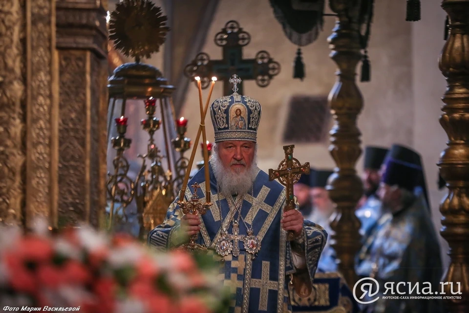 Патриарх Кирилл помолился о благополучии Якутии.