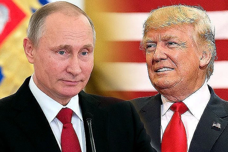 Президент России Владимир Путин и глава США Дональд Трамп