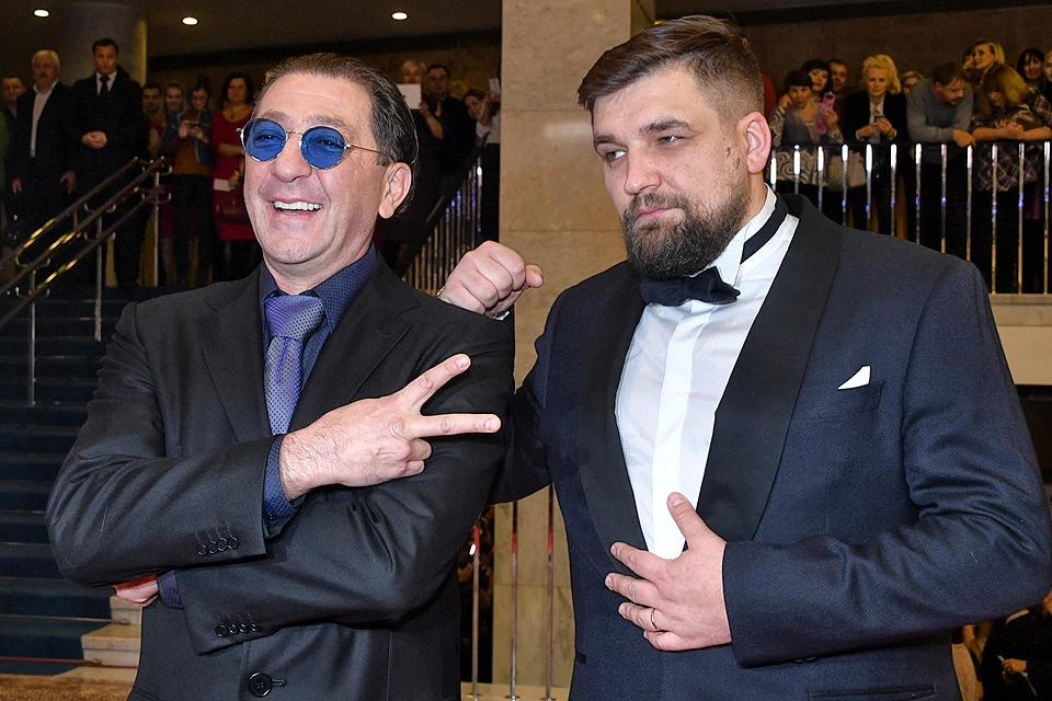 Победители Национальной музыкальной премии 2017 года Григорий Лепс и Баста.