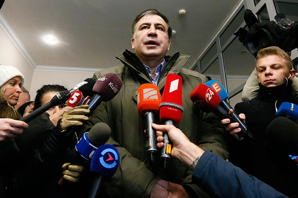 Михаил Саакашвили явился по повестке на допрос в Генпрокуратуру - в рамках дела о подготовке государственного переворота