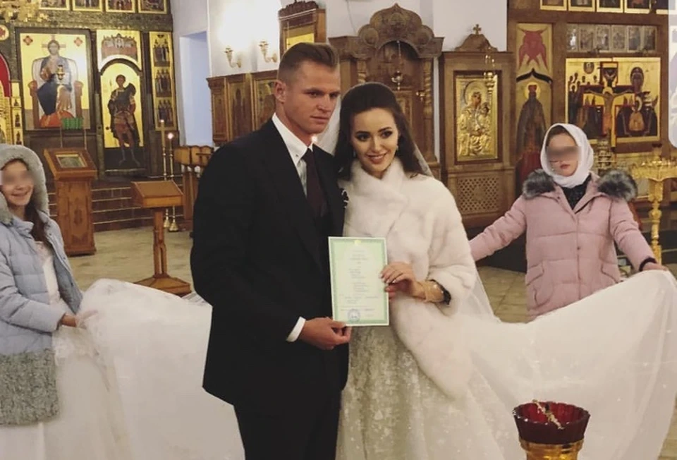 Дмитрий Тарасов обвенчался с третьей женой. Фото: Instagram Валентины Расуловой.