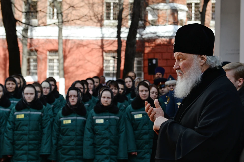 Патриарх навестил в Пасху заключенных Бутырки. Фото: Олег ВАРОВ/Пресс-служба Патриарха