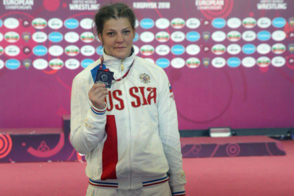 Екатерина Букина с серебряной медалью чемпионата Европы 2018.