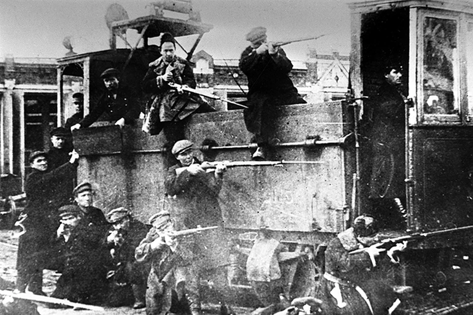 Точкой отсчета начала Гражданской войны в России можно считать бои на улицах Москвы в октябре 1917 года