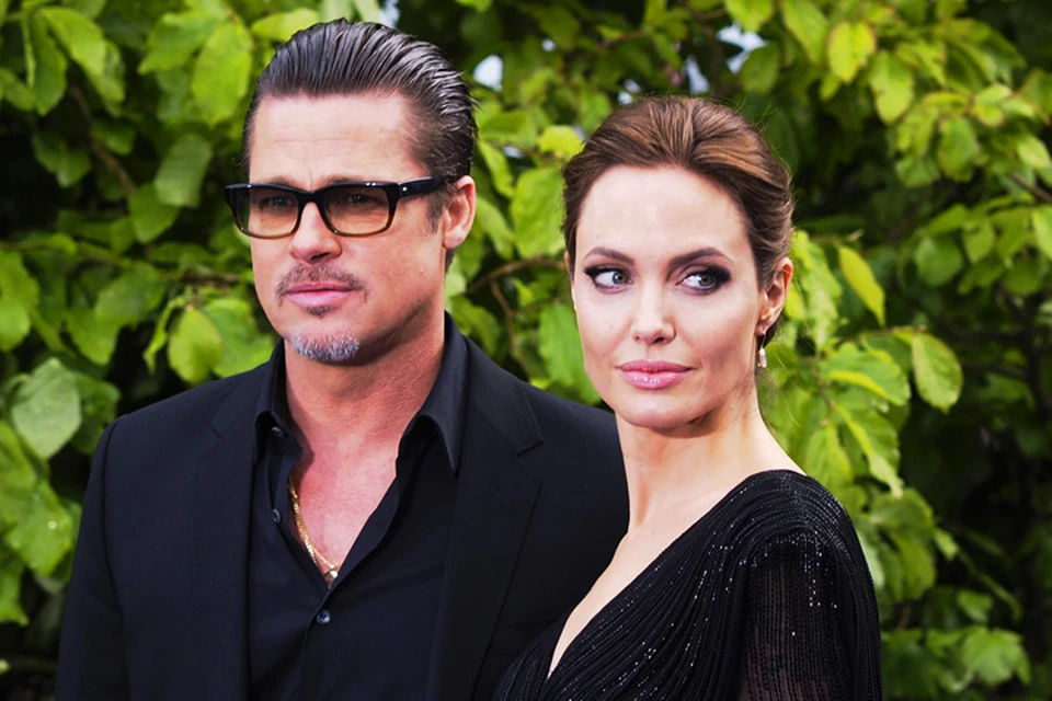 Анджелина Джоли и Брэд Питт на премьере фильма "Малифисента" в 2014 году: тогда супруги отлично ладили друг с другом.