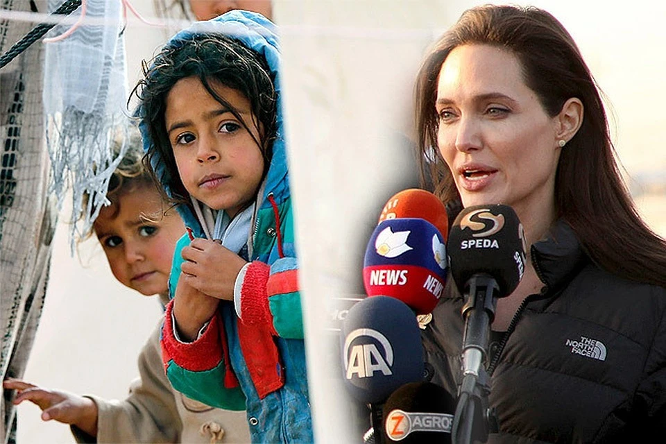 Как подозревает Брэд Питт, Анджелина Джоли создает себе имидж мировой благотворительницы искусственно
