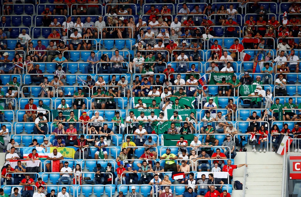 На матч между Саудовской Аравией и Египтом пришло больше 36 тысяч зрителей. Фото: Reuters