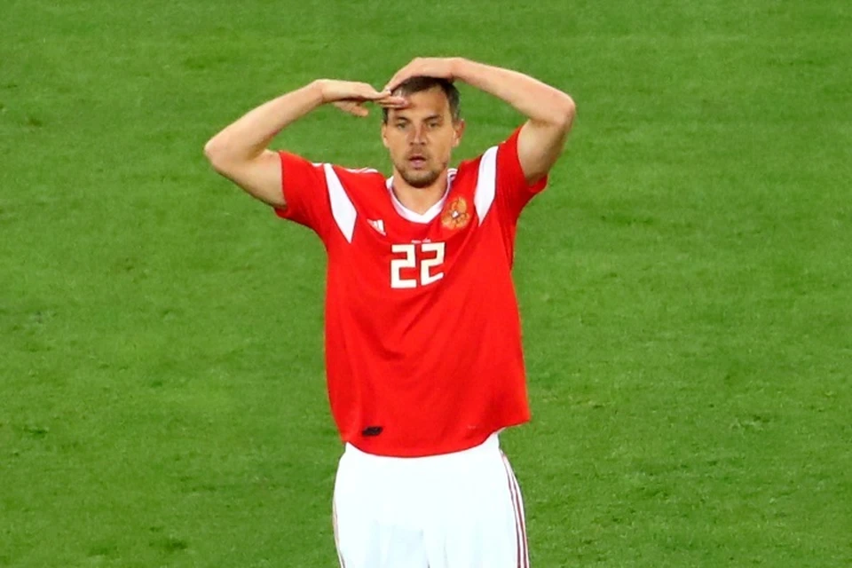 Артем Дзюба - один из героев ЧМ-2018 в составе сборной России.