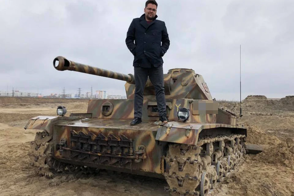 Нижегородец выставил на продажу фашистский танк. ФОТО: Даниил Маркин.