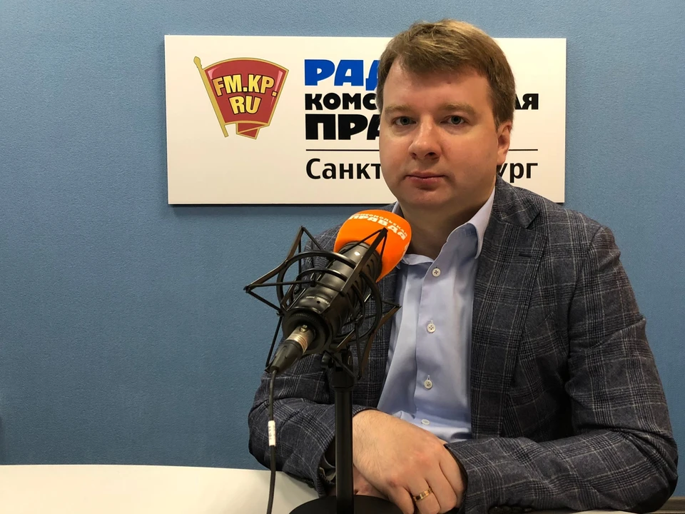 Александр Тетердинко в студии радио «Комсомольская Правда в Петербурге»
