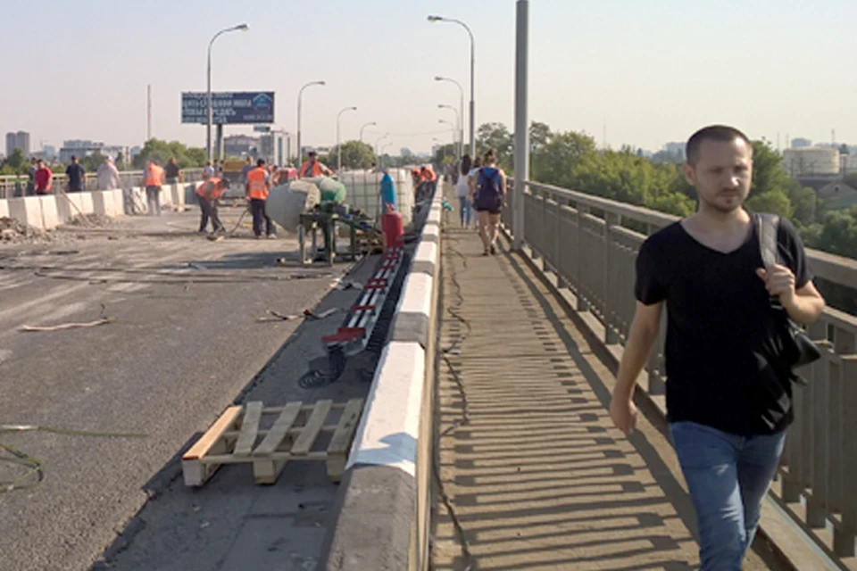Ремонт Яблоновского моста начался