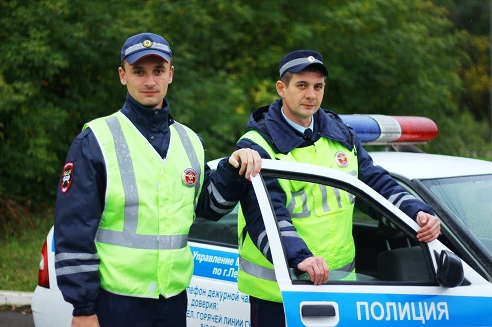 Лейтенанты полиции Антон Добренюк и Алексей Ваняев.