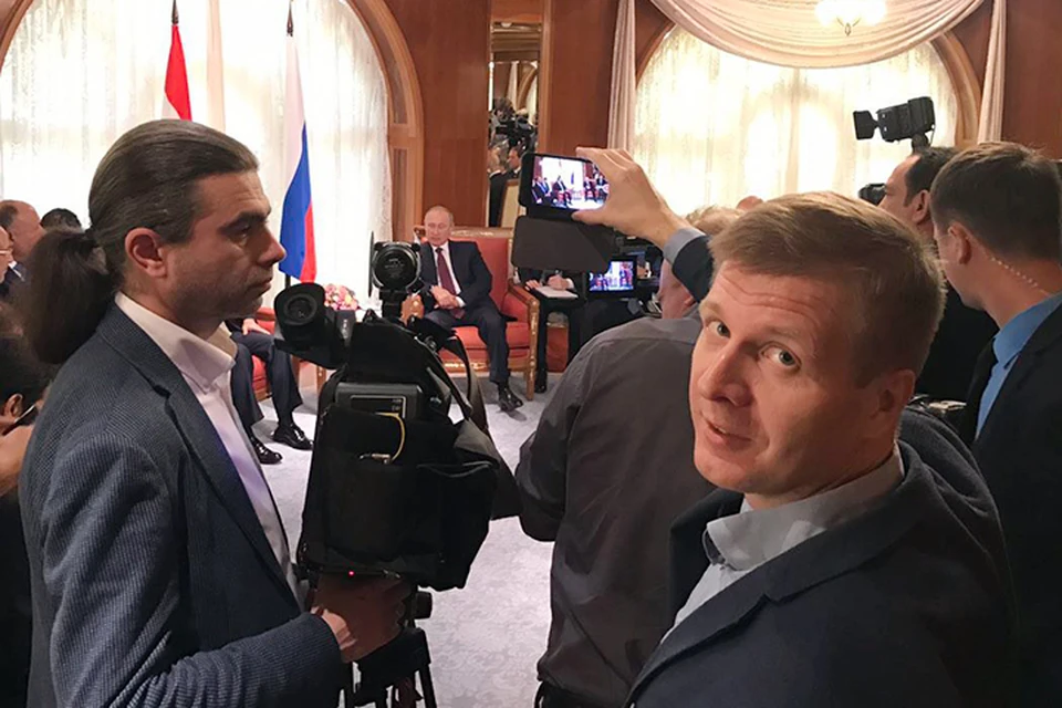 Дмитрий Смирнов на встрече президентов