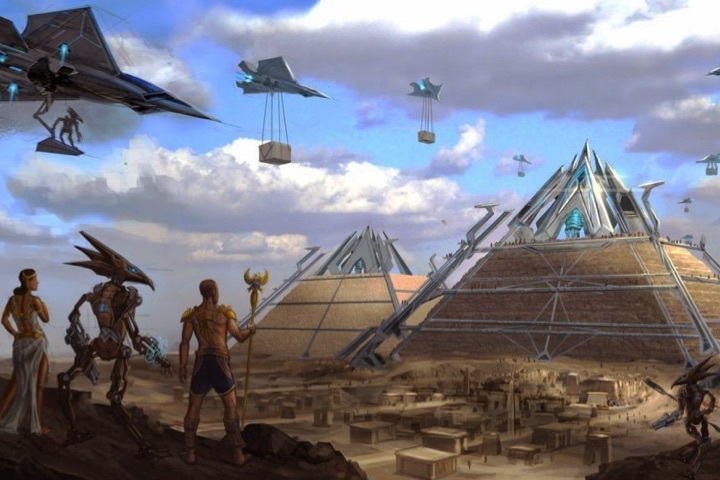 Мало кто верил, что древние египтяне построили пирамиды без посторонней помощи.