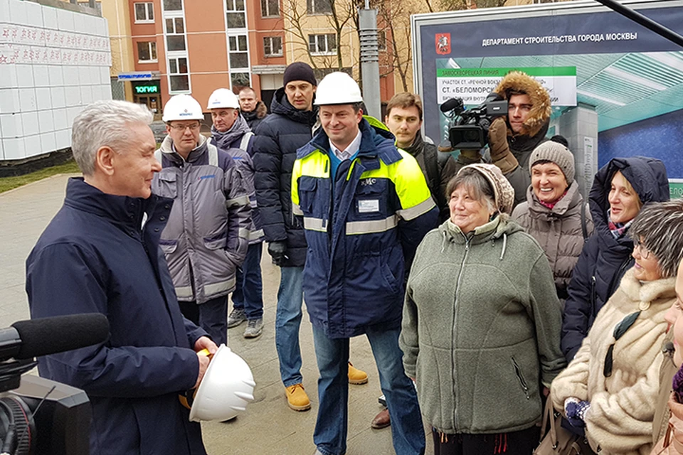 Сергей Собянин пообщался с местными жителями, которые опасались строительств