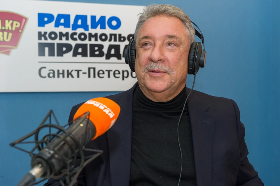 Яков Накатис в студии радио «Комсомольская Правда в Петербурге»