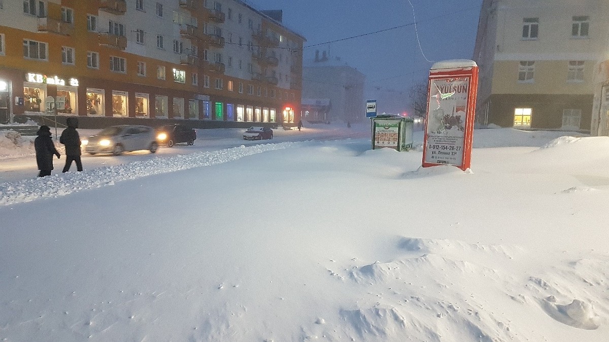 Фото и видео: снежный апокалипсис в Воркуте - KP.RU