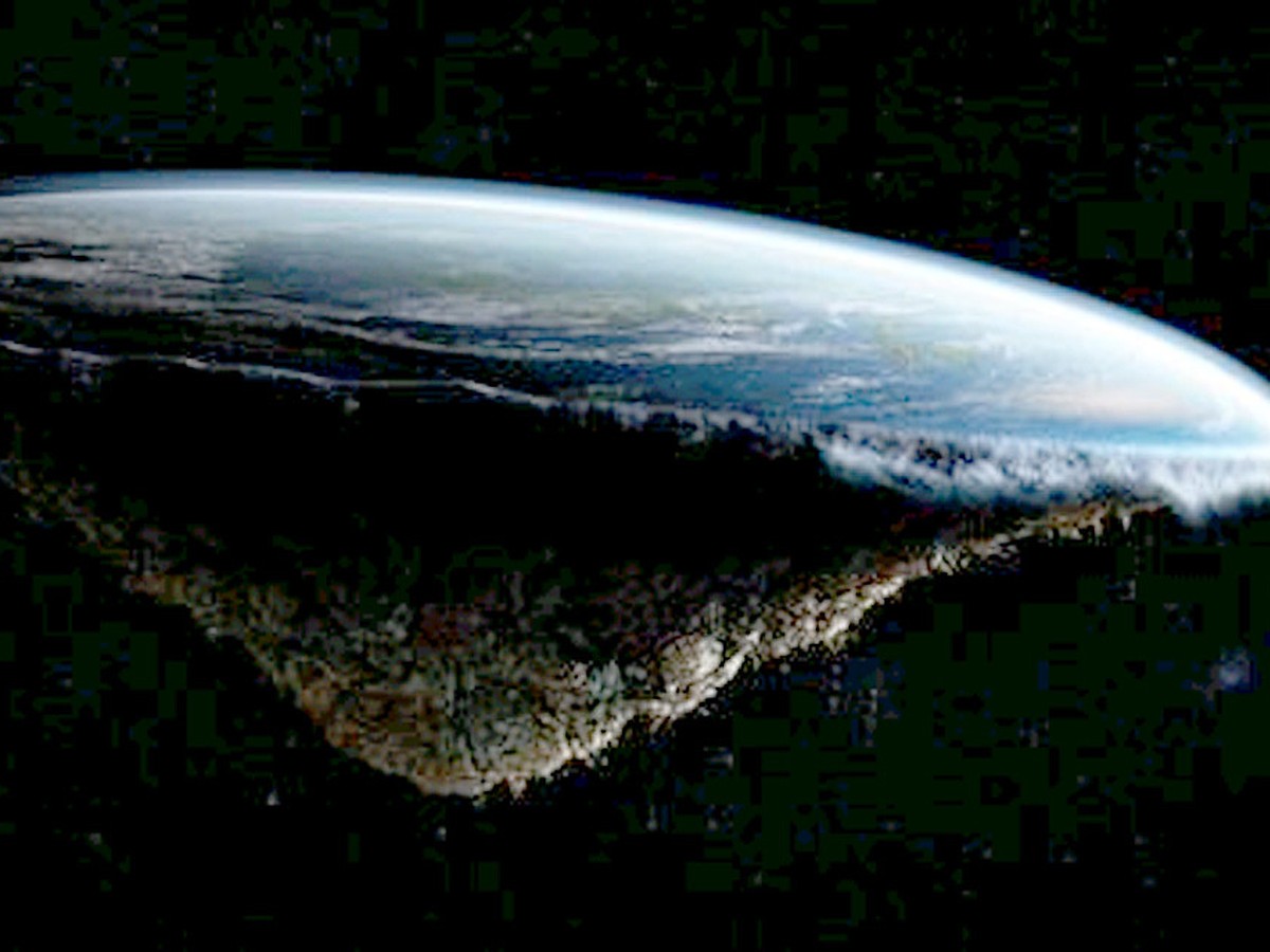 Снимки плоской земли из космоса
