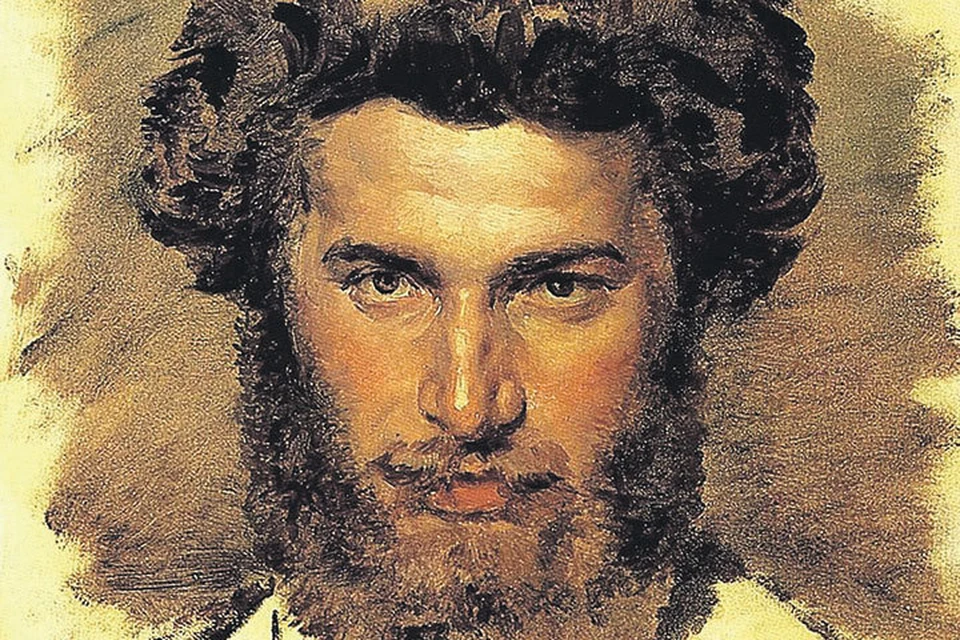 Портрет работы В. М. Васнецова, 1869