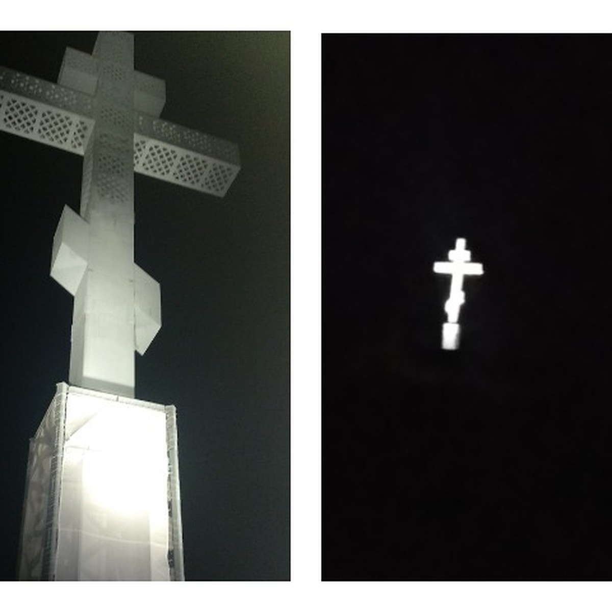 крест на въезде в красноярск фото