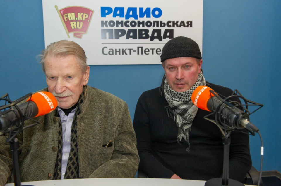 Иван Краско и Игорь Дункул в студии радио «Комсомольская Правда в Петербурге»