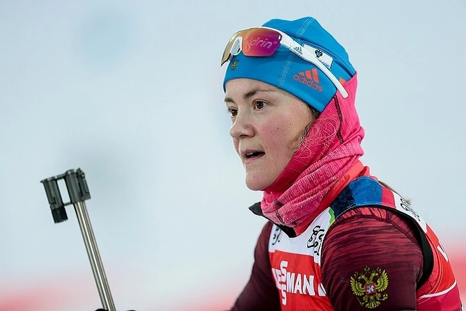 Российская биатлонистка Екатерина Юрлова-Перхт. ФОТО: Сергей Бобылев/ТАСС
