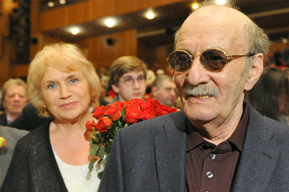 Георгий Данелия с супругой Галиной, 2013 год.
