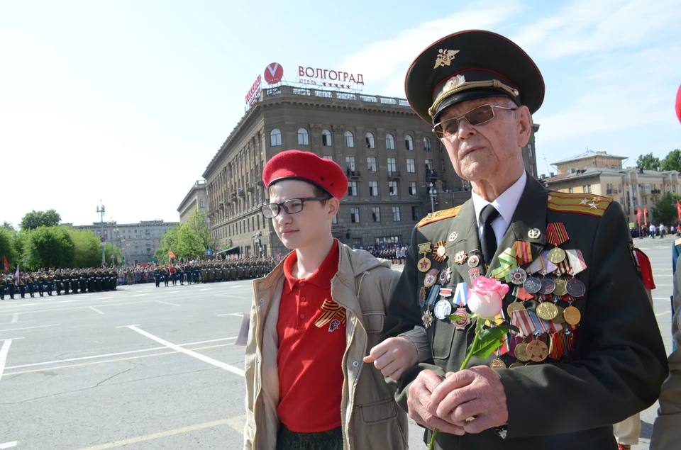 День Победы в Волгограде прошел как всегда ярко и празднично.