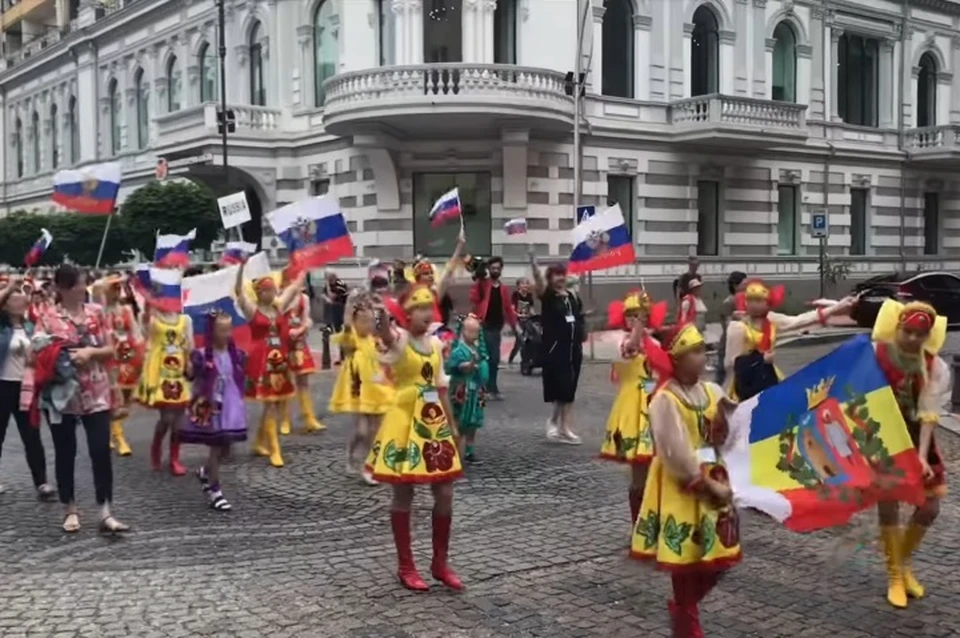 Ансамбль из Ростовской области впервые был приглашен на Международный фольклорный фестиваль. Фото: скриншот с видео