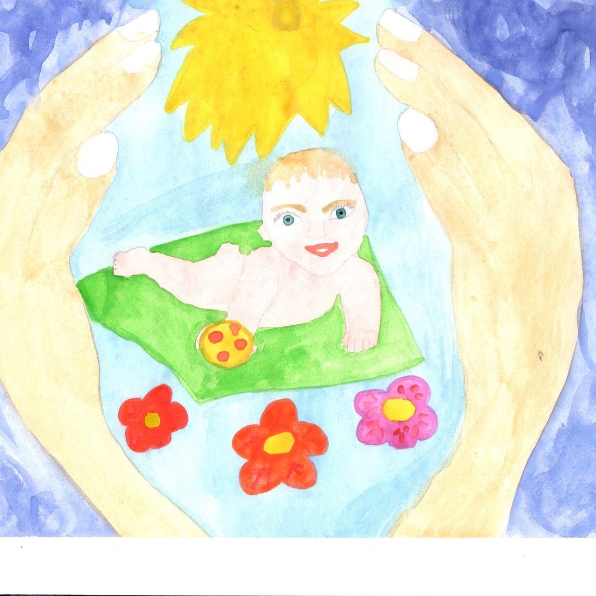 Детский рисунок ко Дню защиты детей