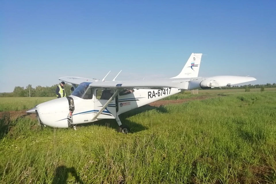 Пилот сообщил об отказе двигателя. Фото: МЧС Татарстана