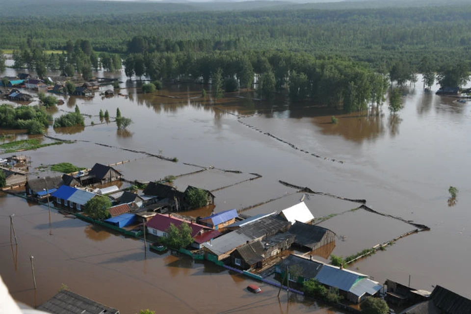 Карта наводнений в Иркутской области: сколько поселков остается под водой. Фото: МЧС России.