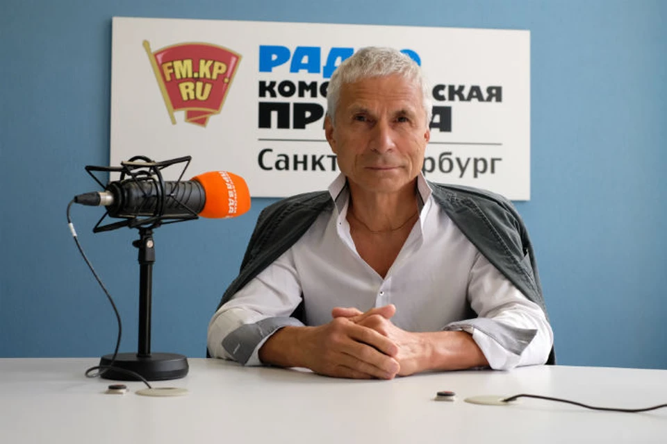 Шамиль Поздняков в студии радио «Комсомольская Правда в Петербурге»