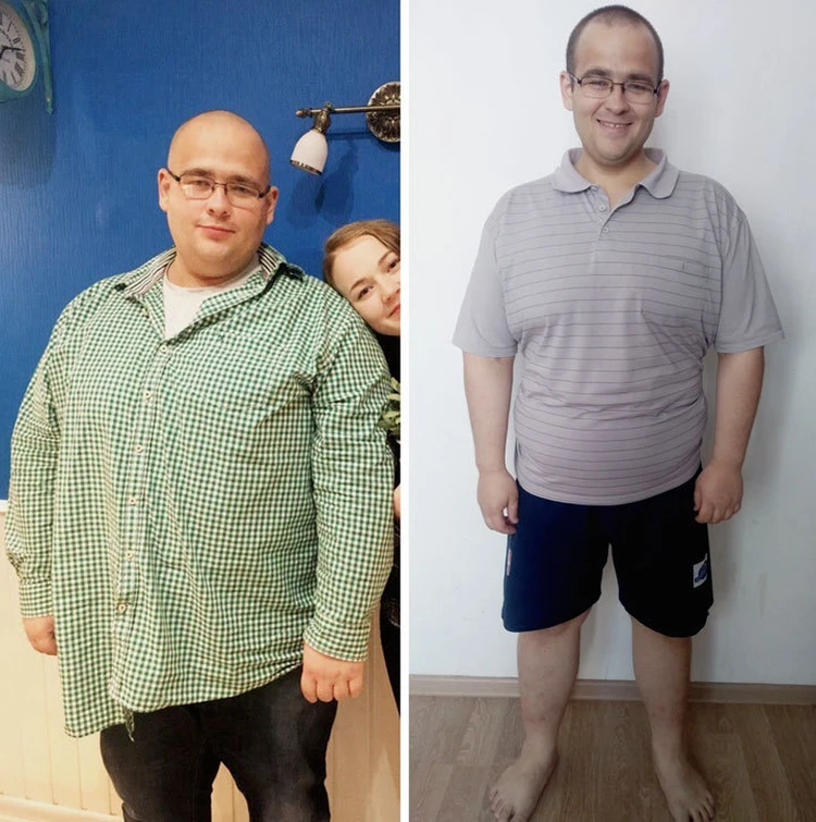 «Это было проще, чем кажется»: Дмитрий за полгода сбросил около 60 кг