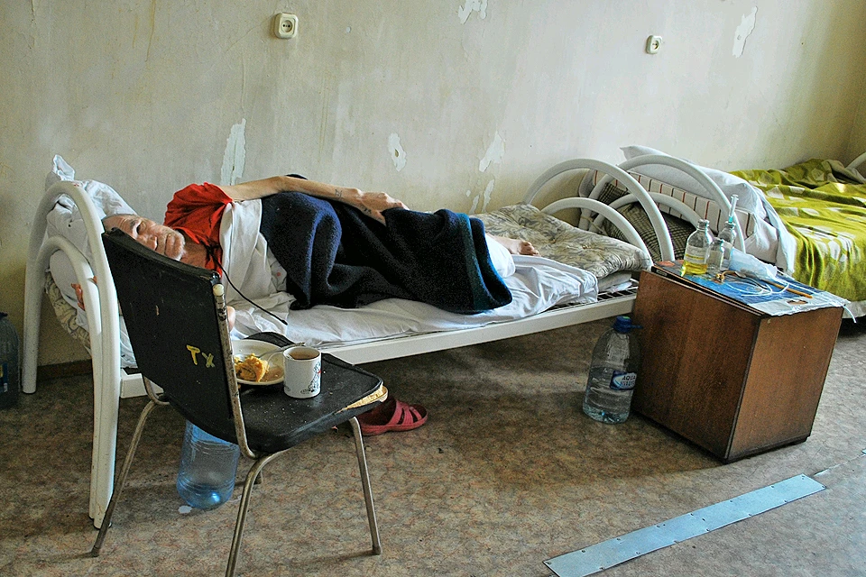 Пациент в одной из больниц Екатеринбурга.
