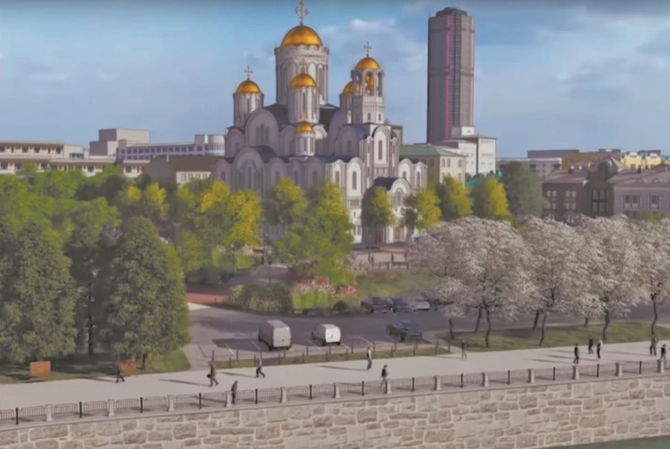 Так должен выглядеть будущий храма. Фото: Екатеринбург.рф