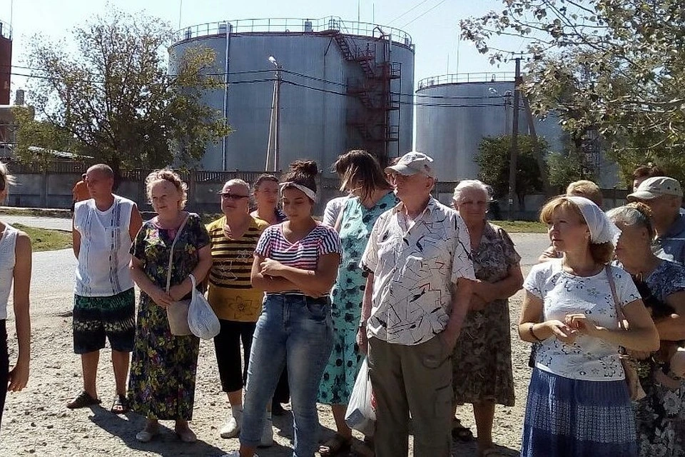 Жители Ленино борются за право дышать чистым воздухом. Фото: Сергей Яковенко