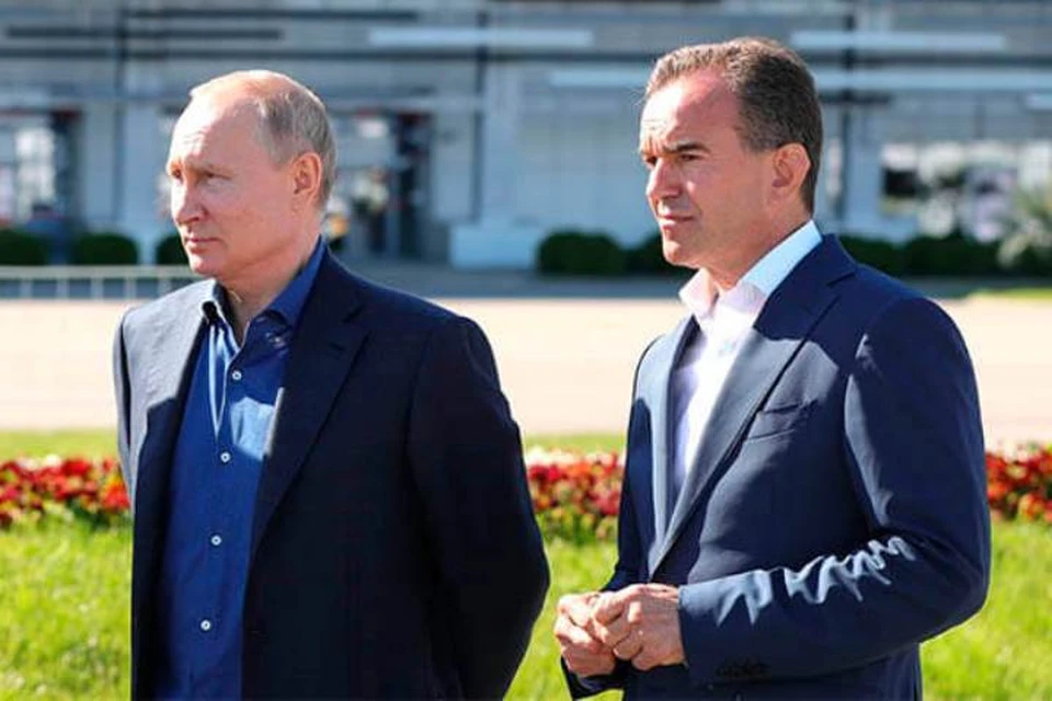 Владимир Путин и Вениамин Кондратьев. Фото: пресс-служба президента РФ