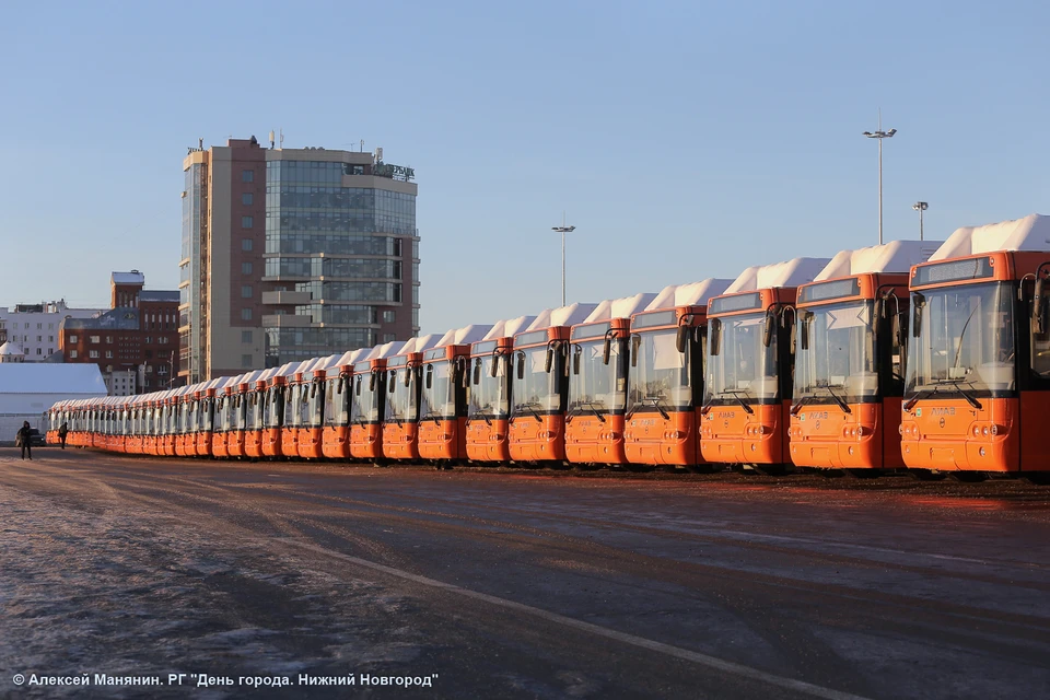 Очередная партия из 74 новых автобусов прибыла в Нижний Новгород. ФОТО: Алексей Манянин