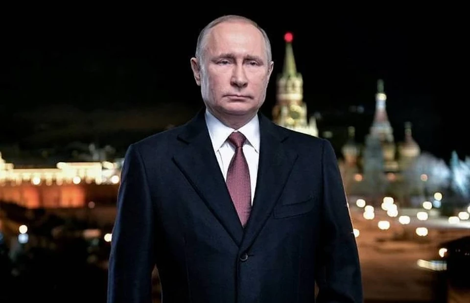 Президент России Владимир Путин поздравил россиян с Новым годом. Фото: пресс-служба Кремля
